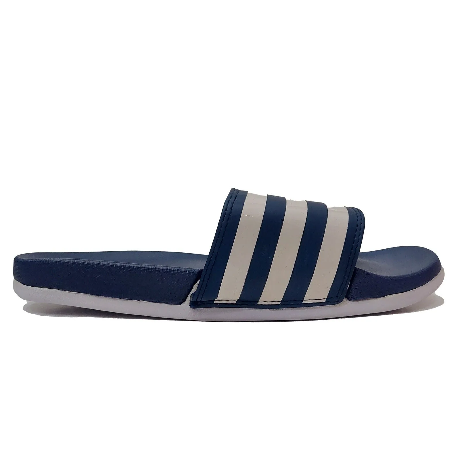AD Adlite Slides Three Stripes - Blue/White (Women)