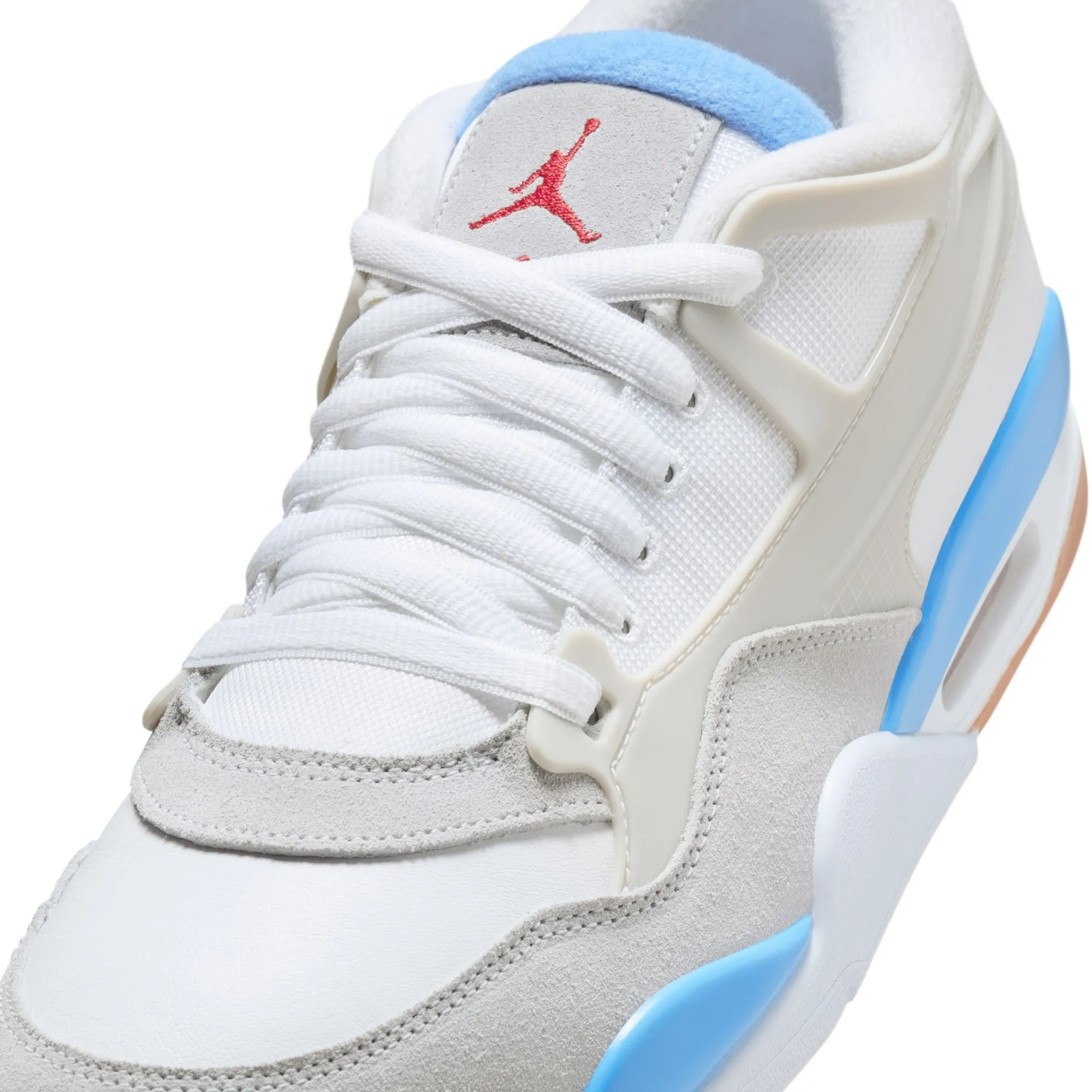 AIR JORDAN 4 RM FQ7939-104 "WHITE LEGEND BLUE" - WHITE/NUTREAL GREY