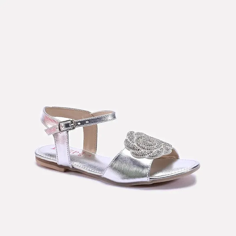 Baby Girls Silver Sandals 0720769