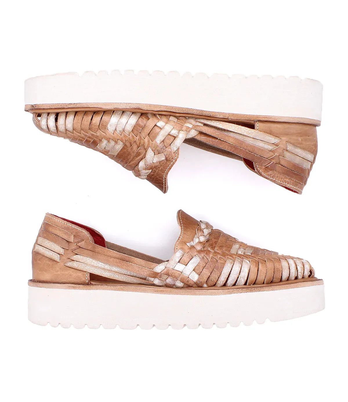 Bed Stu- Lizzie Tan Rustic Nectar Lux Slides