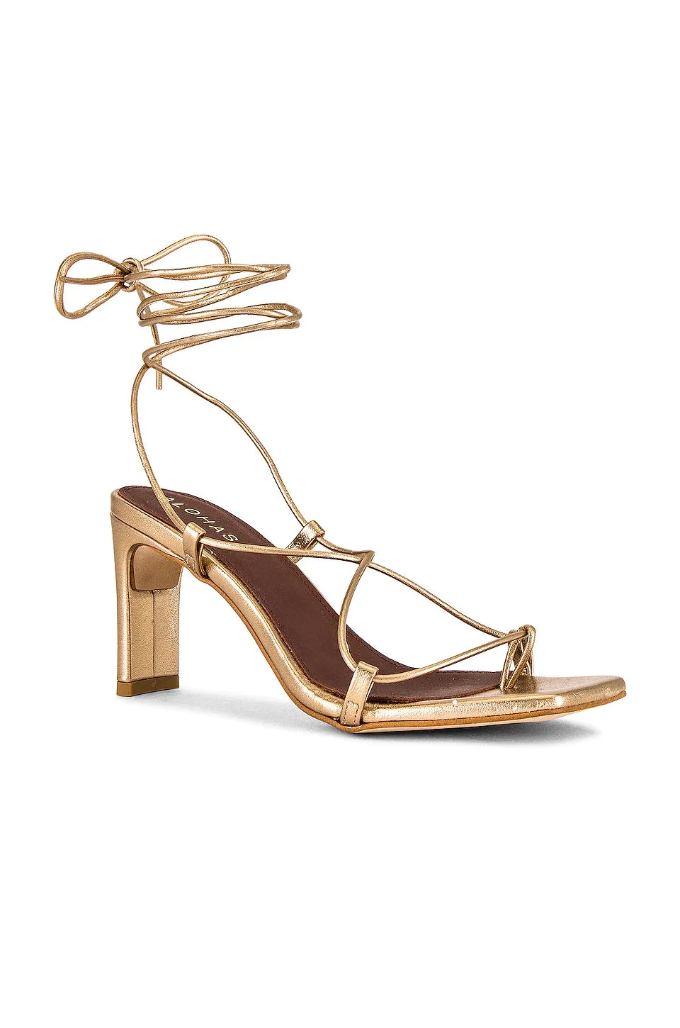 Bellini Strappy Gold Sandals