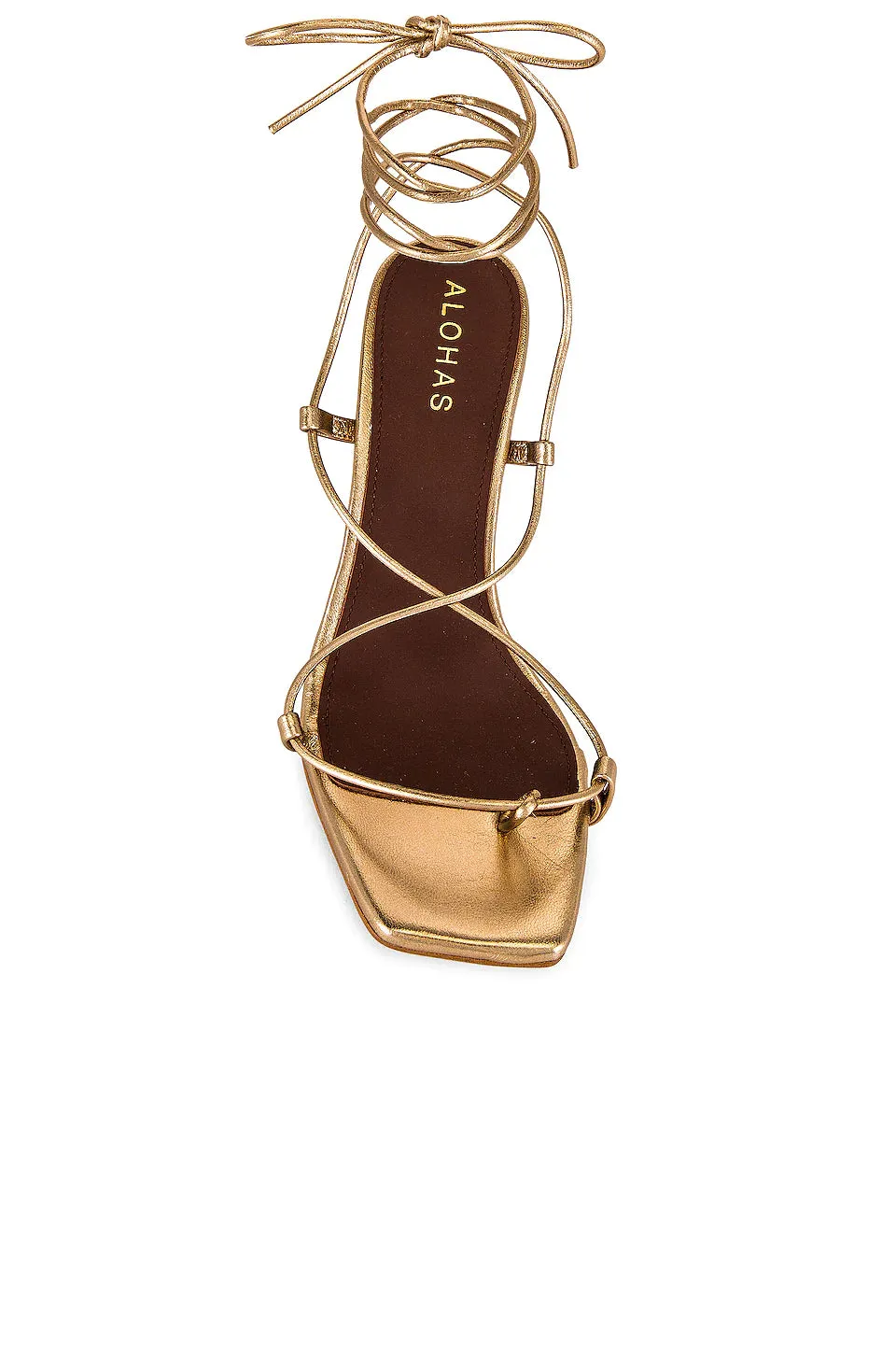 Bellini Strappy Gold Sandals