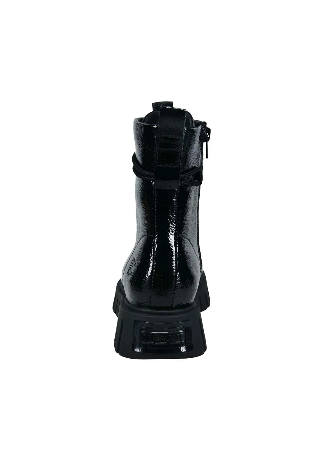 Benisha Lace Up Boot - Black