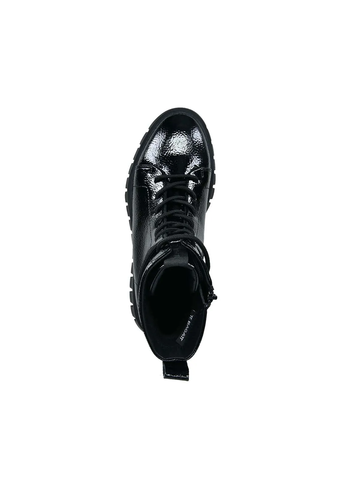 Benisha Lace Up Boot - Black