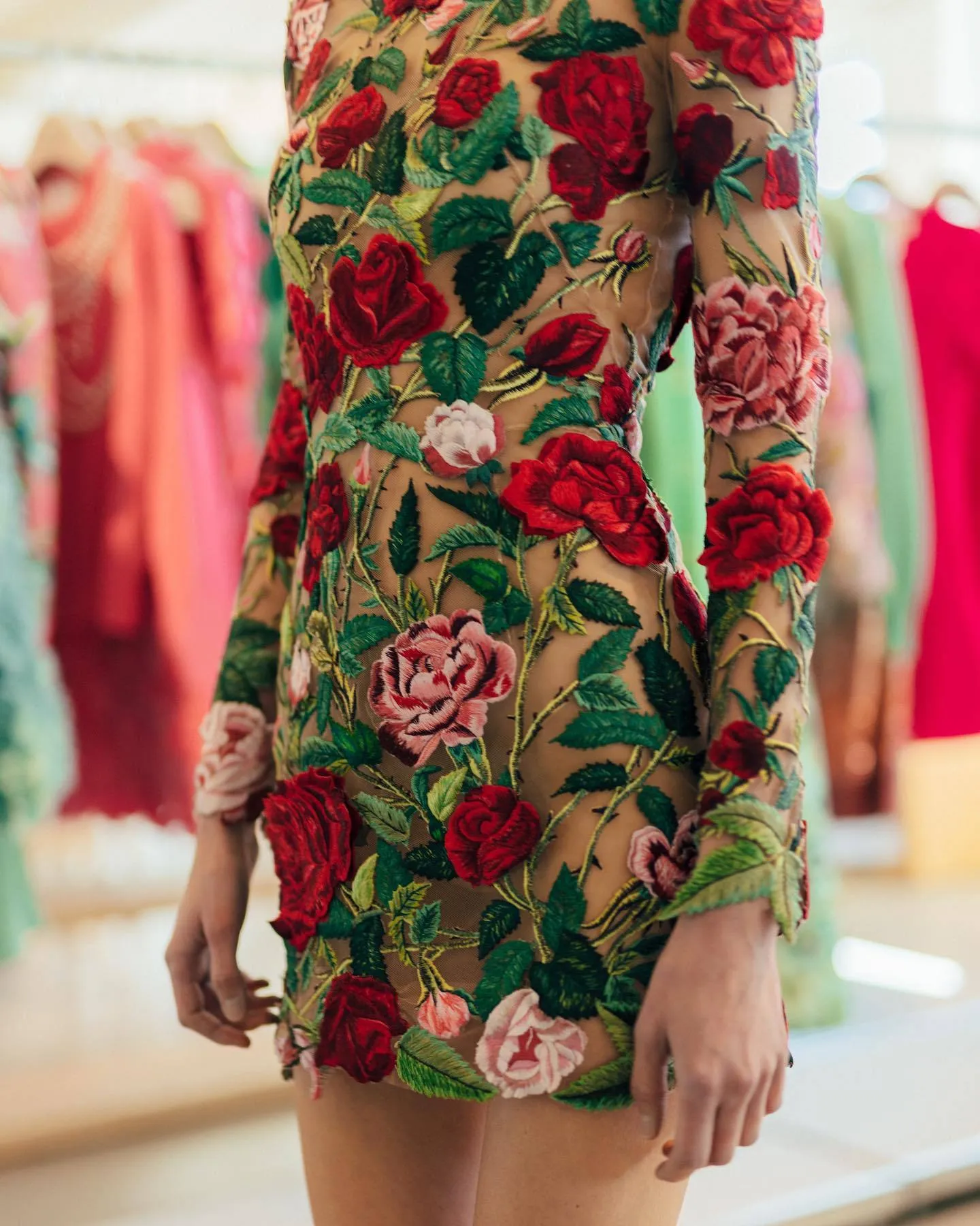 BerryBetty - Floral Casual Crew Neck Short Sleeve Dress