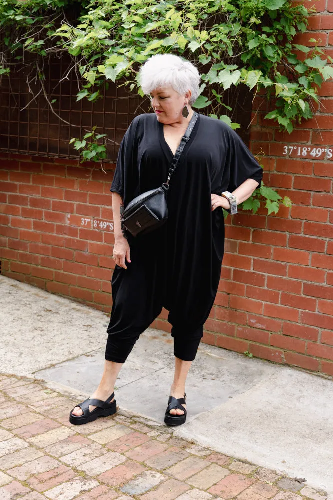Biddell Playsuit - Classic Black