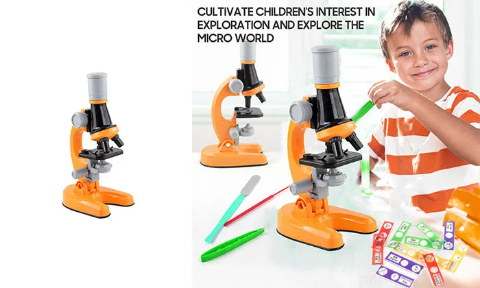 Children Optical Microscope with LED Light