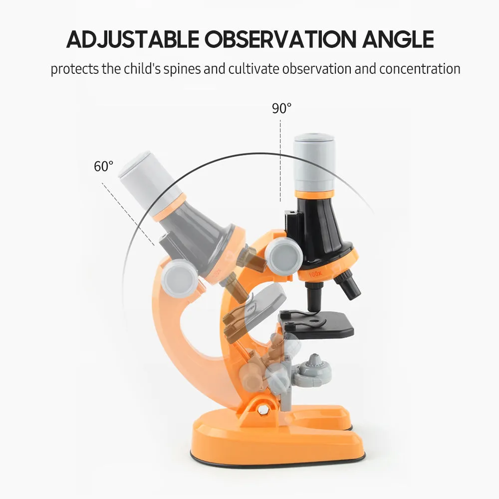 Children Optical Microscope with LED Light