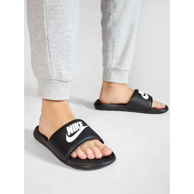 CIABATTE NIKE VICTORI ONE SLIDE BLACK CIABATTA SWOOSH NERA