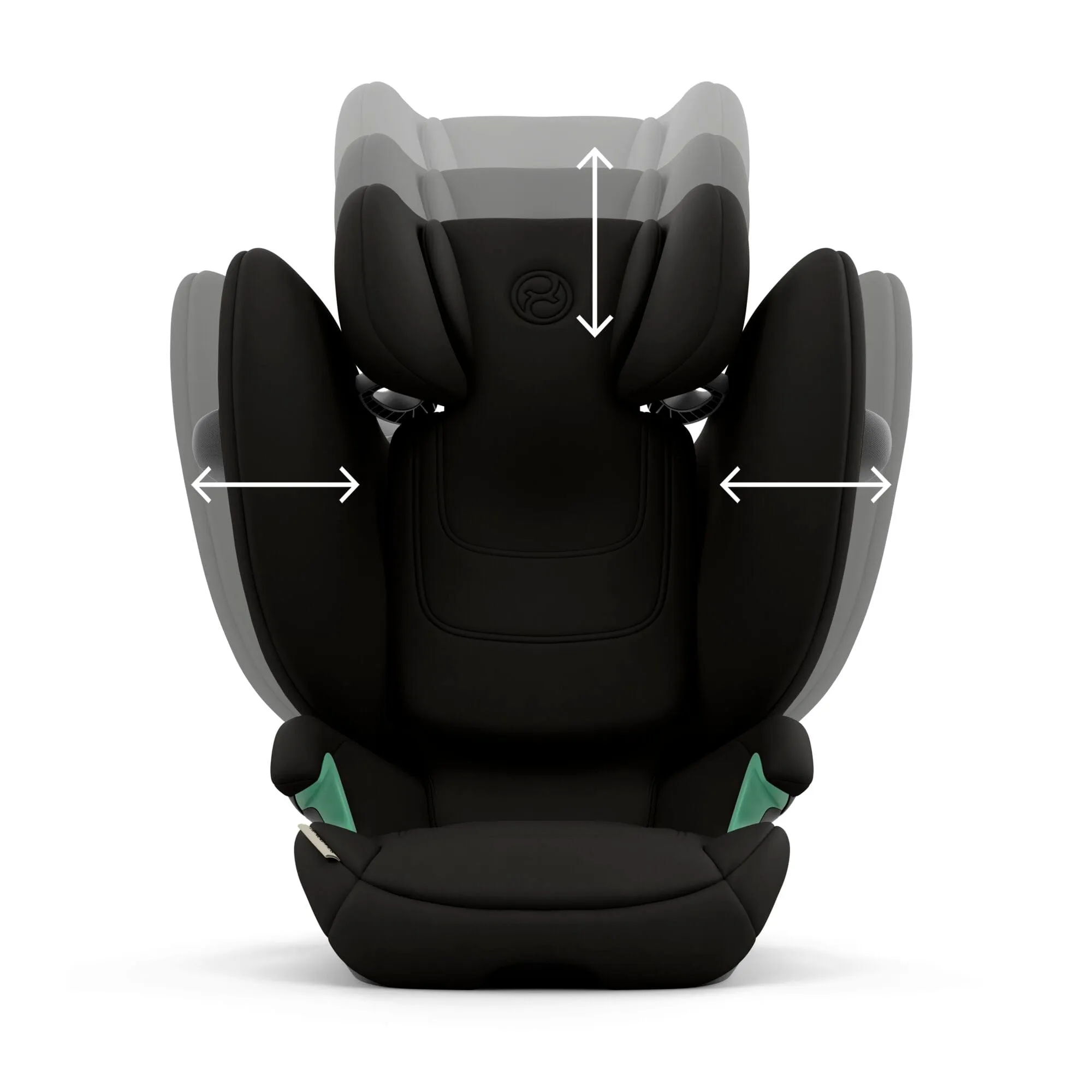 Cybex Solution G2 i-Fix Highback Booster in Magic Black