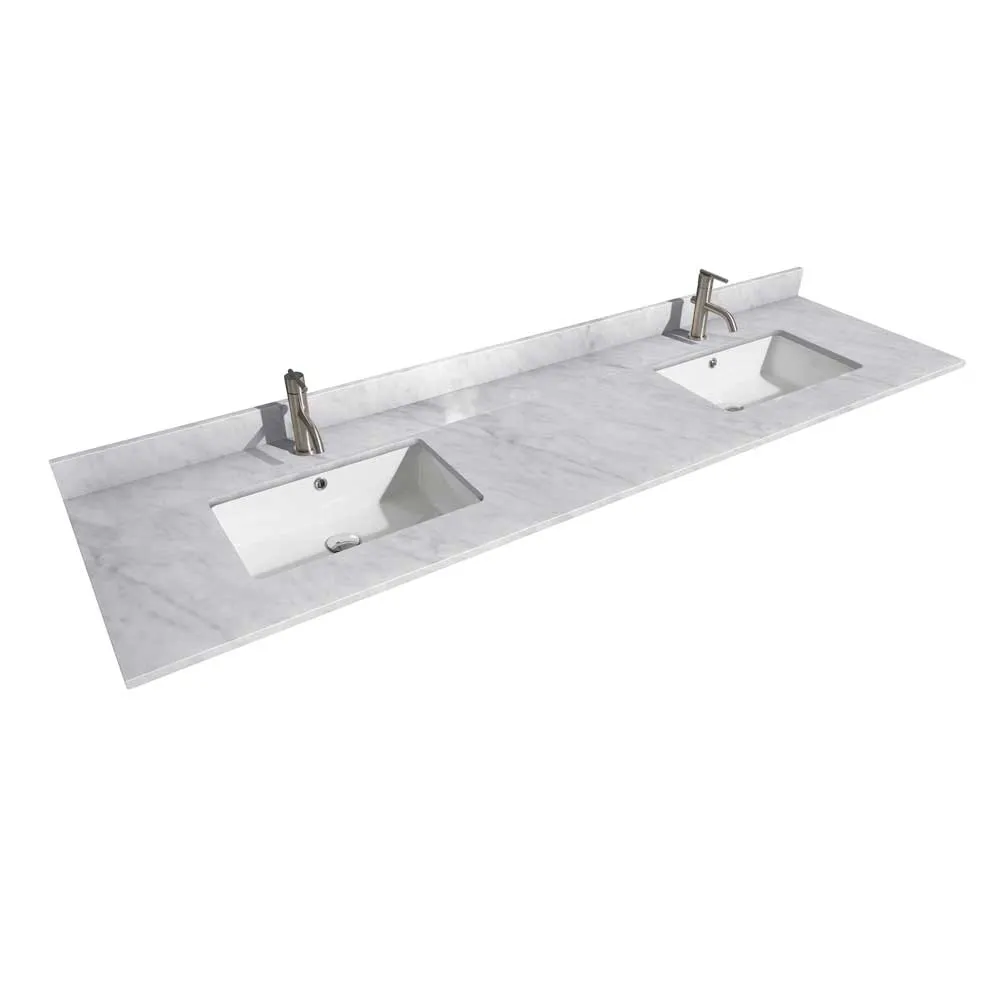 Daria 80 Inch Double Bathroom Vanity in Dark Espresso