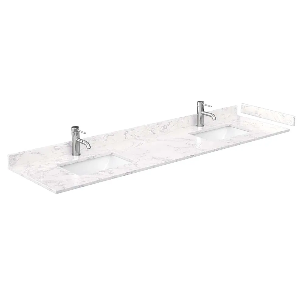 Daria 80 Inch Double Bathroom Vanity in Dark Espresso