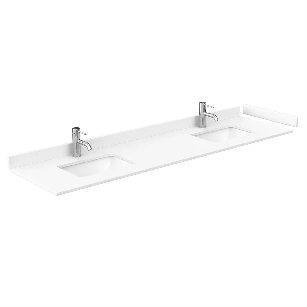 Daria 80 Inch Double Bathroom Vanity in Dark Espresso