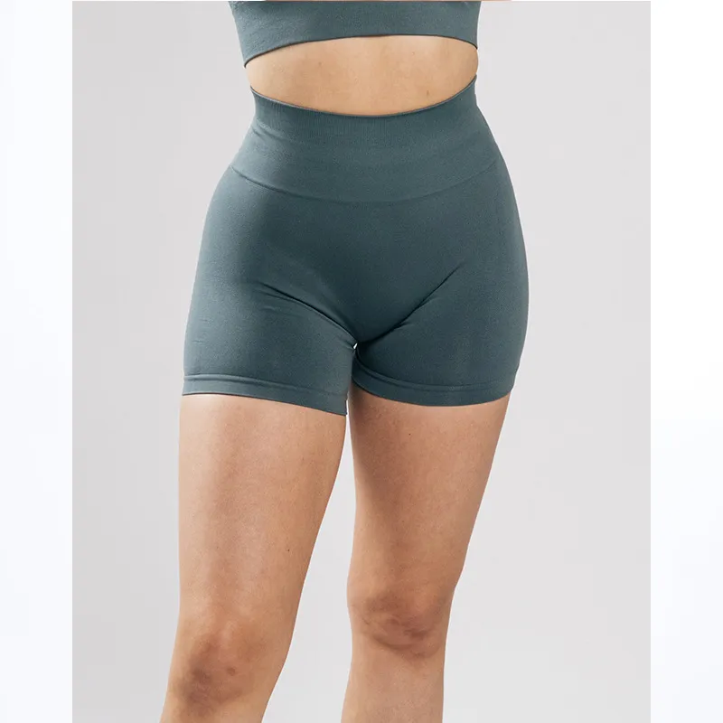 Dash High-Waist Seamless Compression Biker Shorts