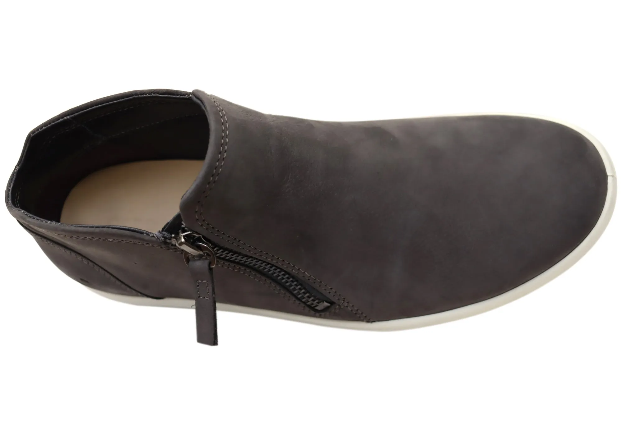 ECCO Womens Soft 7 Womens Comfortable Nubuck Leather Ankle Boots