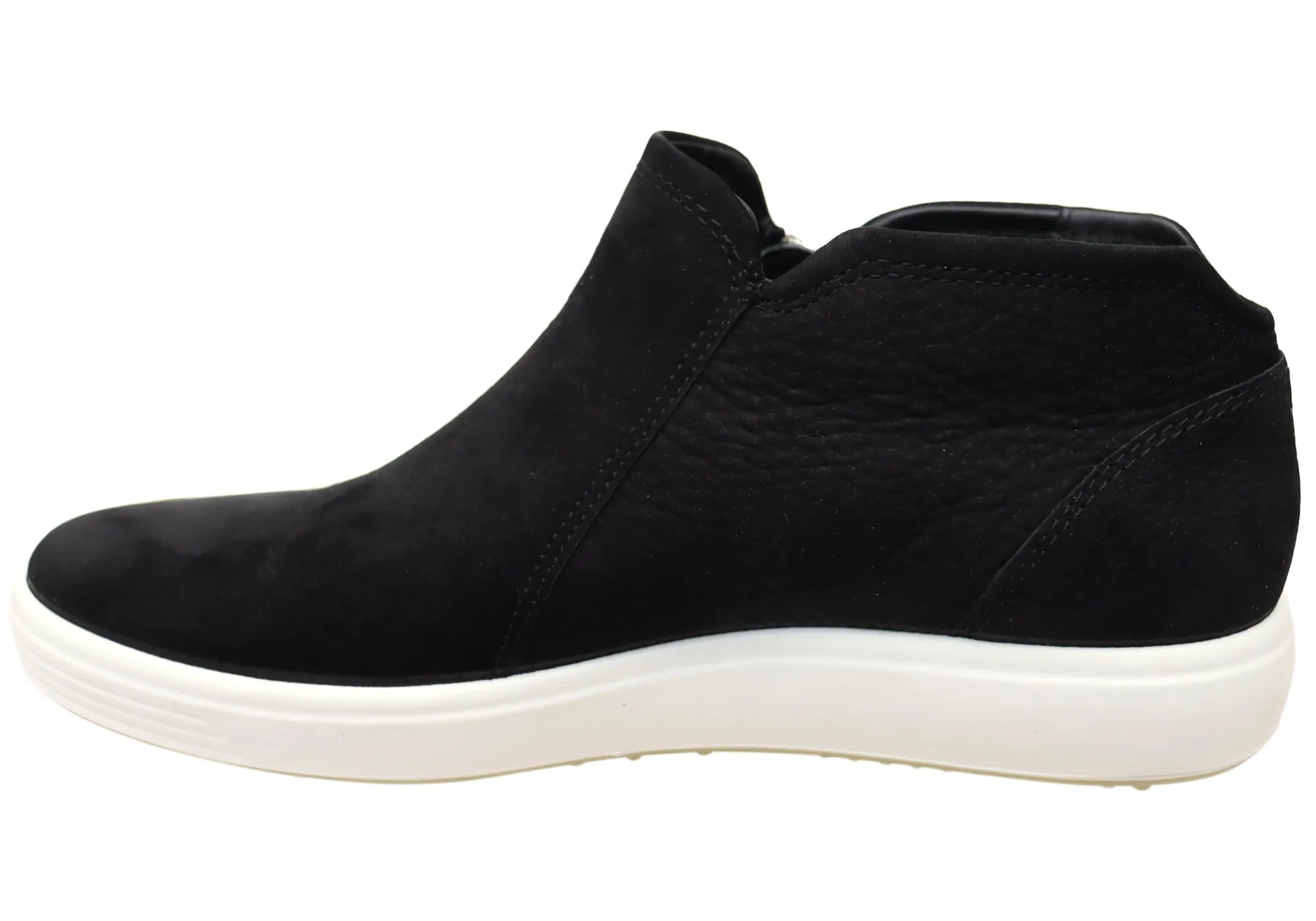 ECCO Womens Soft 7 Womens Comfortable Nubuck Leather Ankle Boots