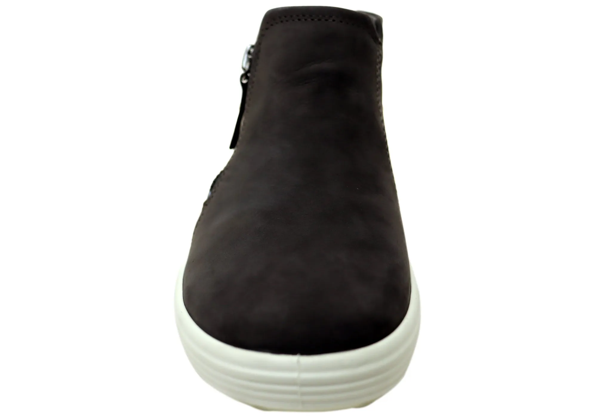 ECCO Womens Soft 7 Womens Comfortable Nubuck Leather Ankle Boots