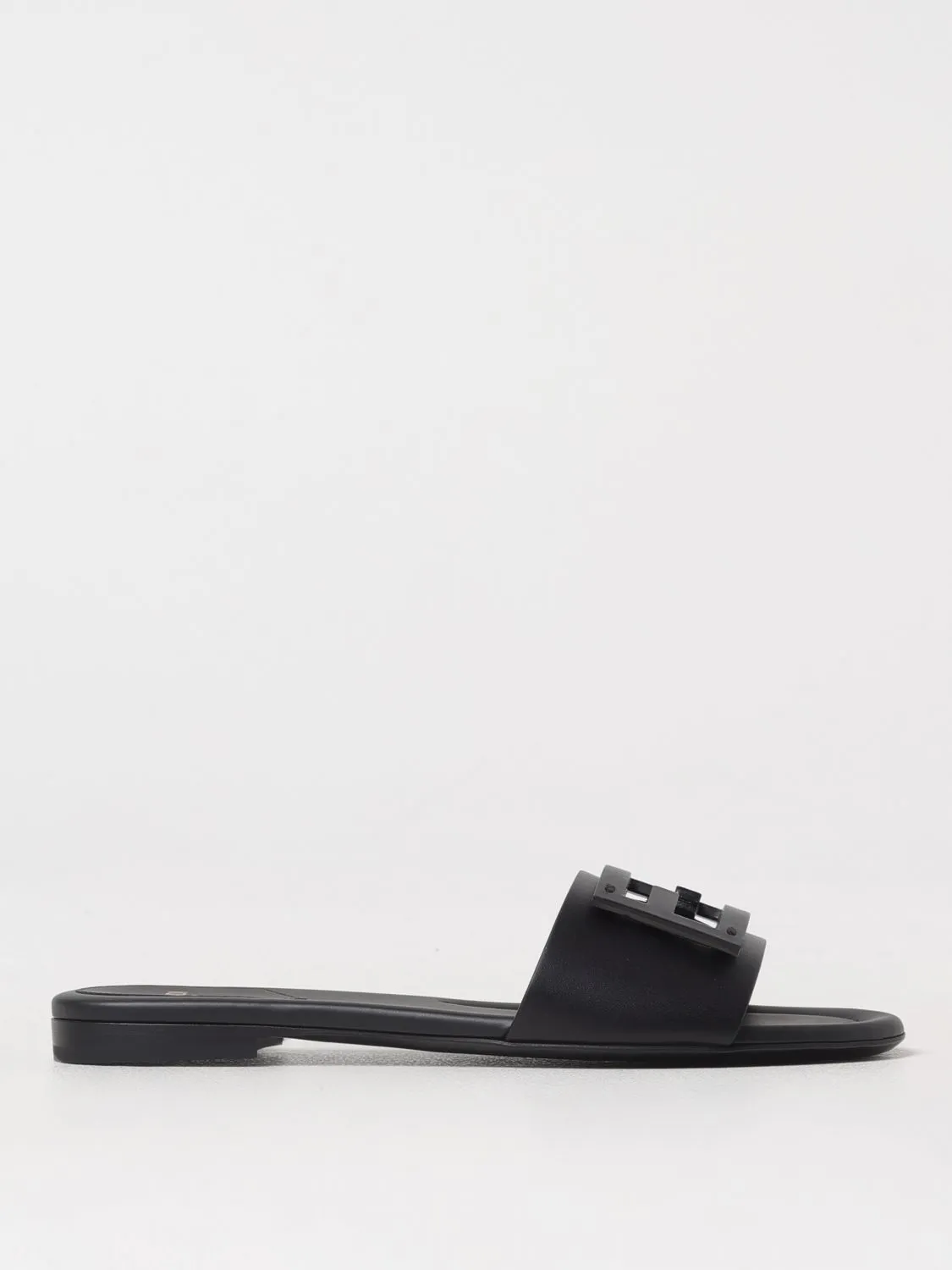 Fendi Flat Sandals Woman Black