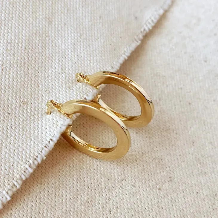 Flat Hoop Earrings