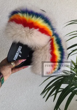FLUFFY MULTI COLORED
