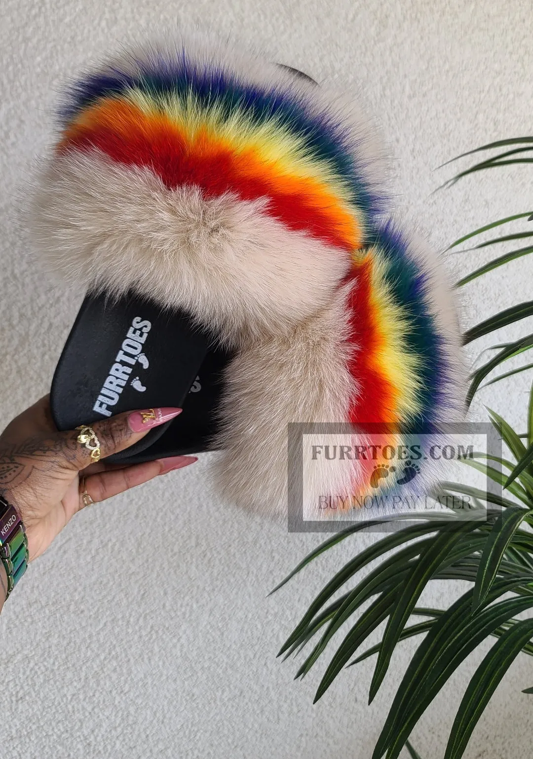 FLUFFY MULTI COLORED