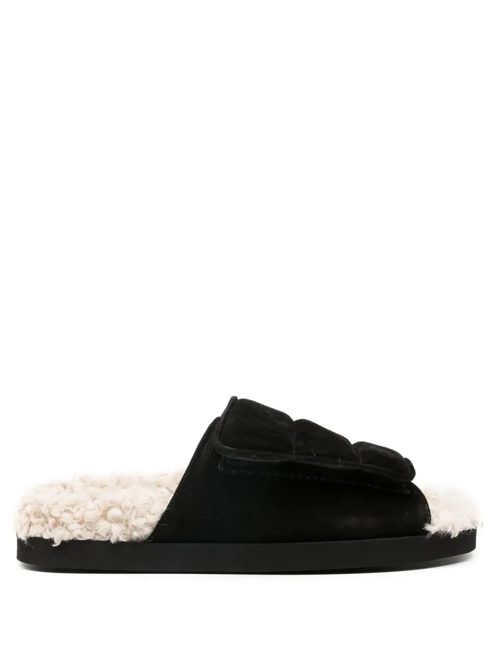 GIABORGHINI faux-shearling slides