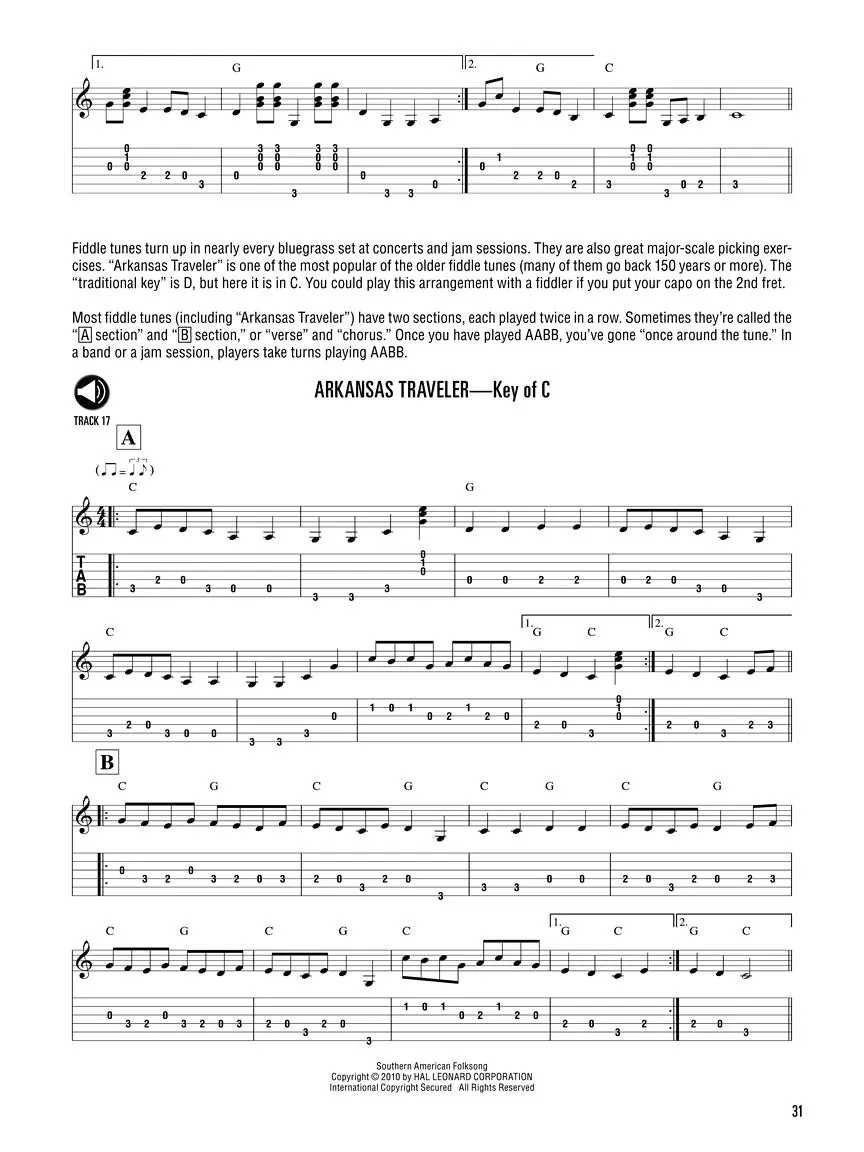 HAL LEONARD BLUEGRASS GUITAR METHOD Learn to Play Rhythm and Lead Bluegrass Guitar with Step-by-Step Lessons and 18 Great Songs