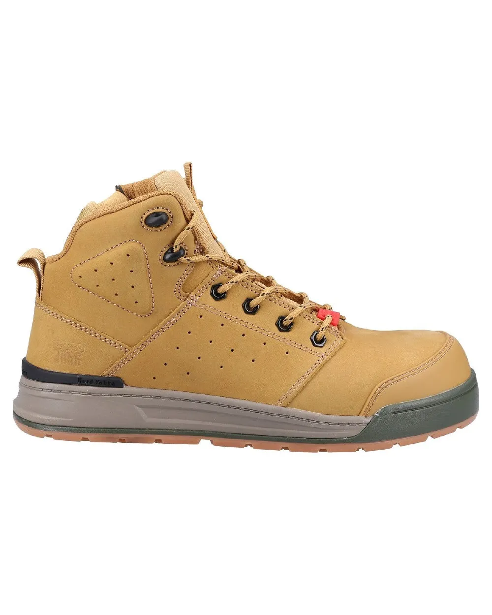Hard Yakka Mens 3056 Lace Zip Safety Boots