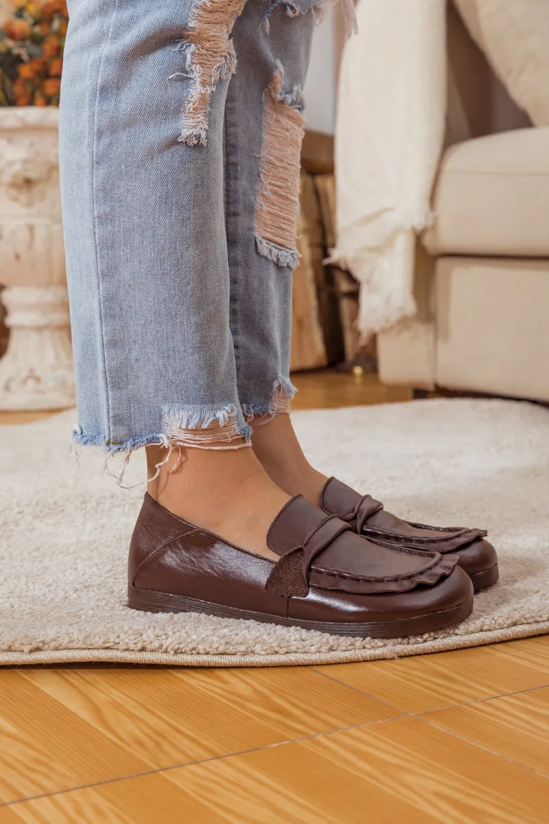 Henry Leather Loafer - Brown