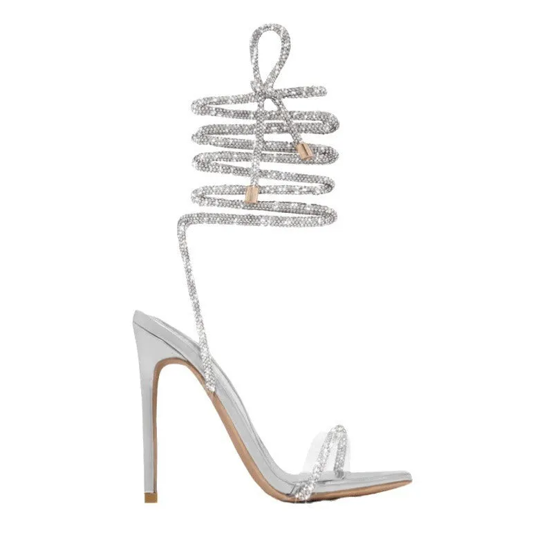 High Heel Roman Stiletto Open Toe Sandals