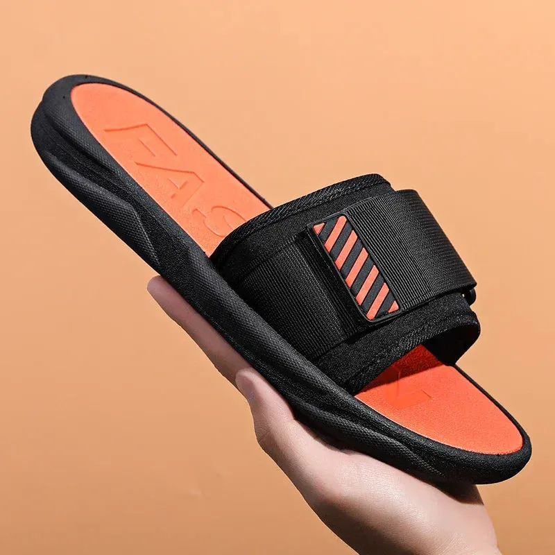 High Quality Brand New Men Casual Slippers Sandals Outdoor Beach Shoes Clogs Designer EVA Soft Bottom Summer Men Home Slippers