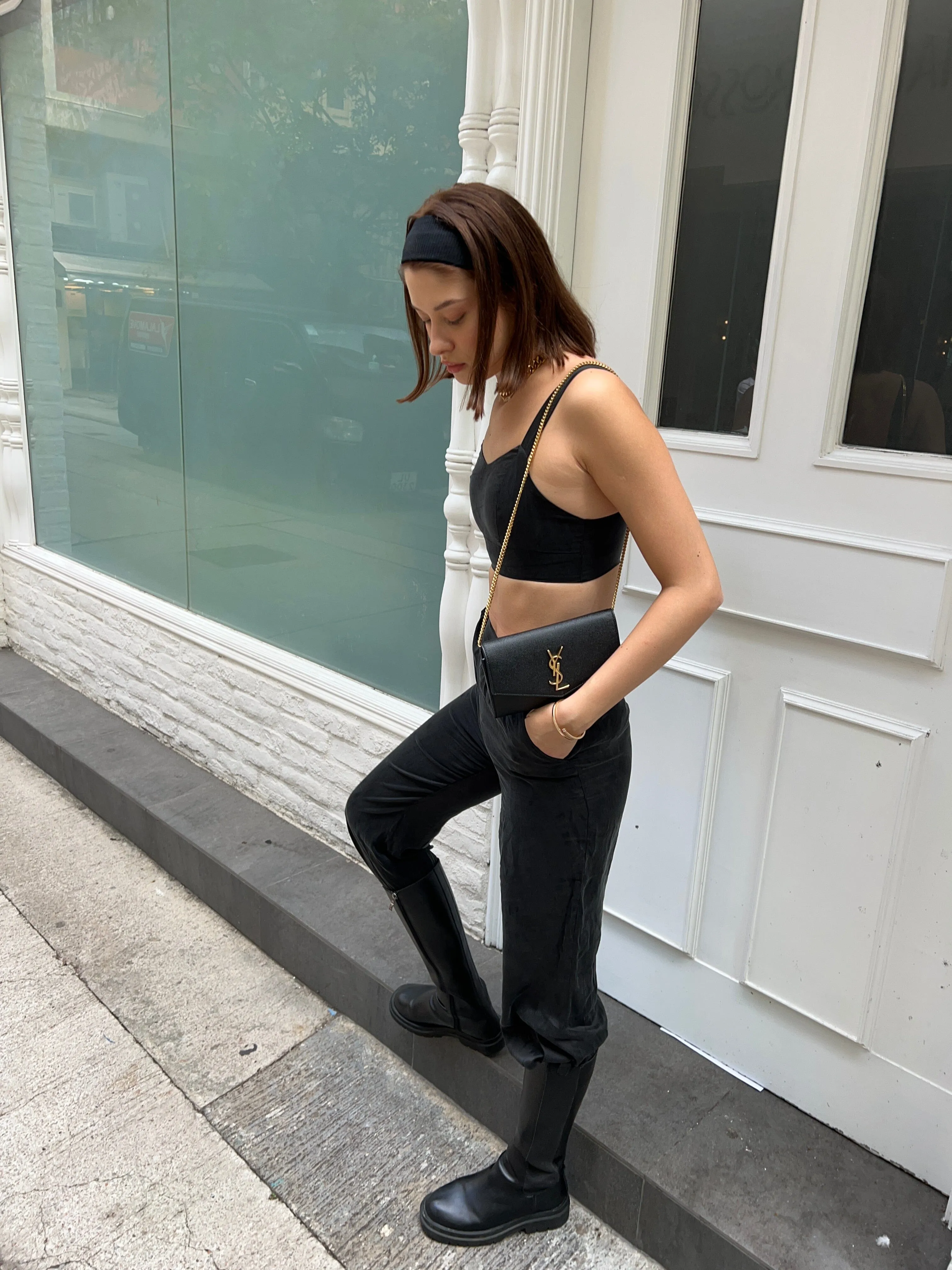High-Waisted Silk Pant (Short, Regular & Long) - Last Chance Archive