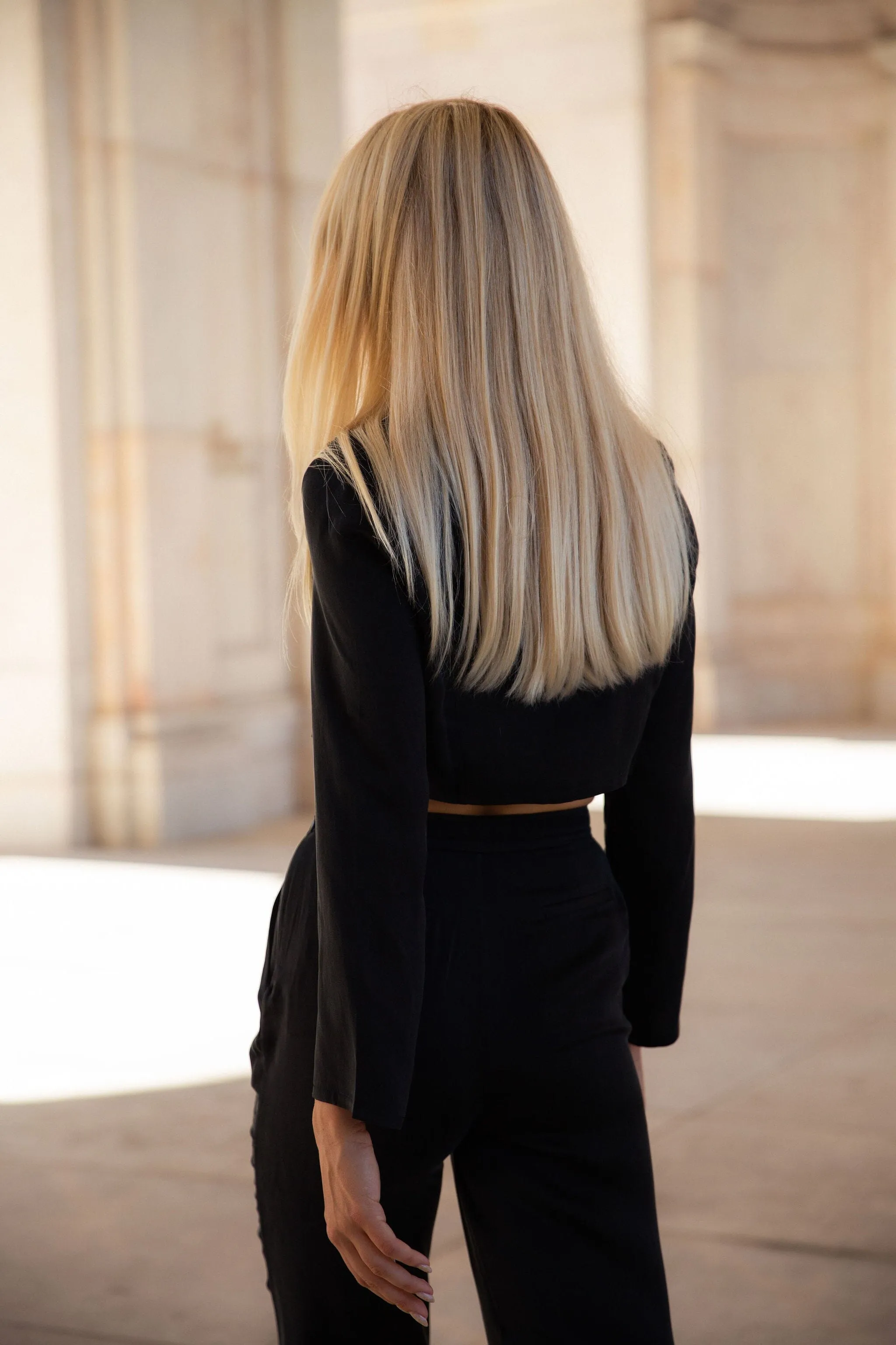 High-Waisted Silk Pant (Short, Regular & Long) - Last Chance Archive