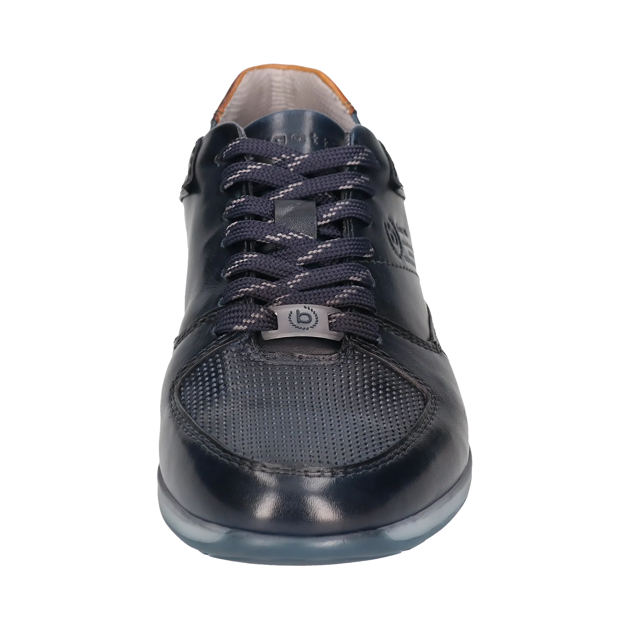 Leder Sneaker dunkelblau