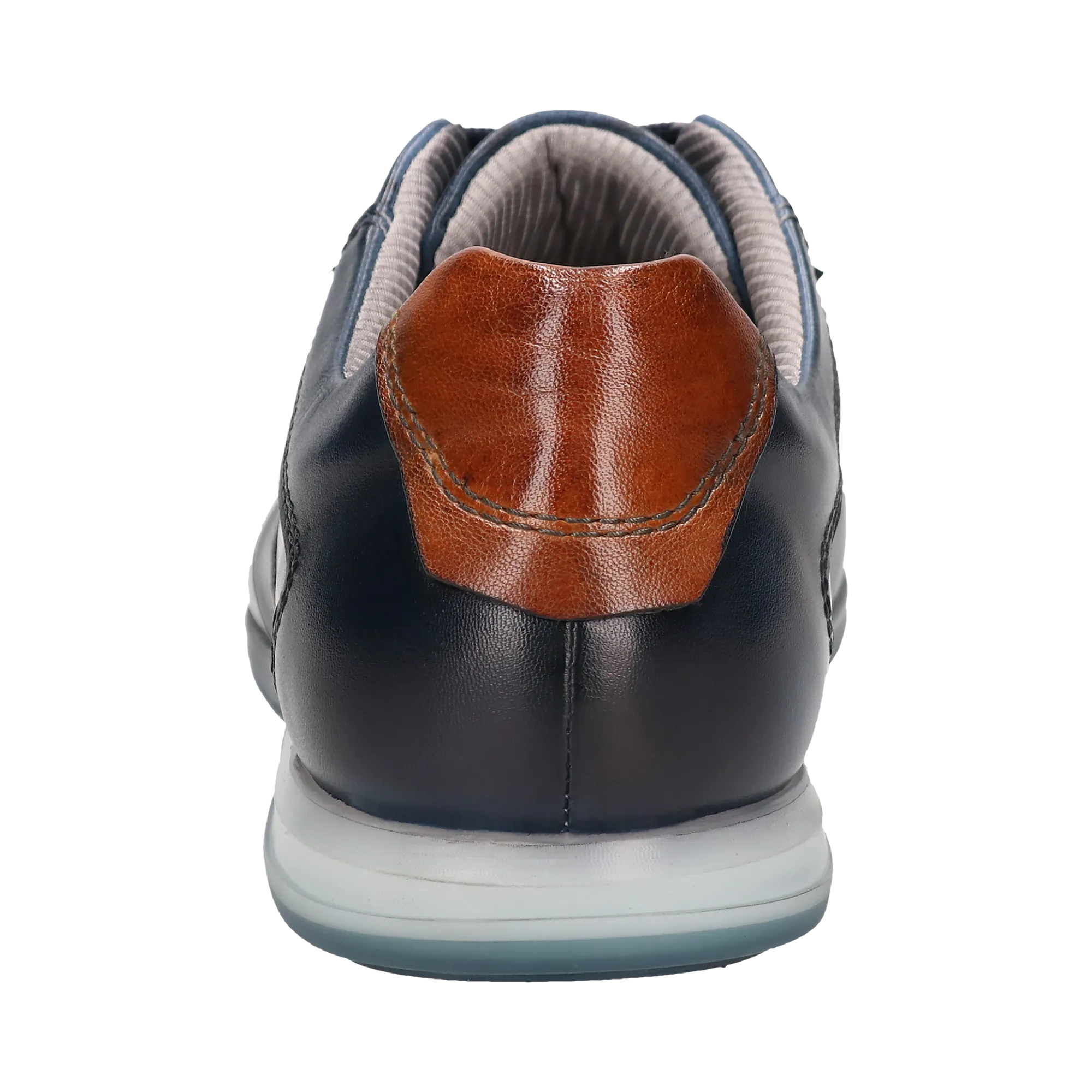 Leder Sneaker dunkelblau