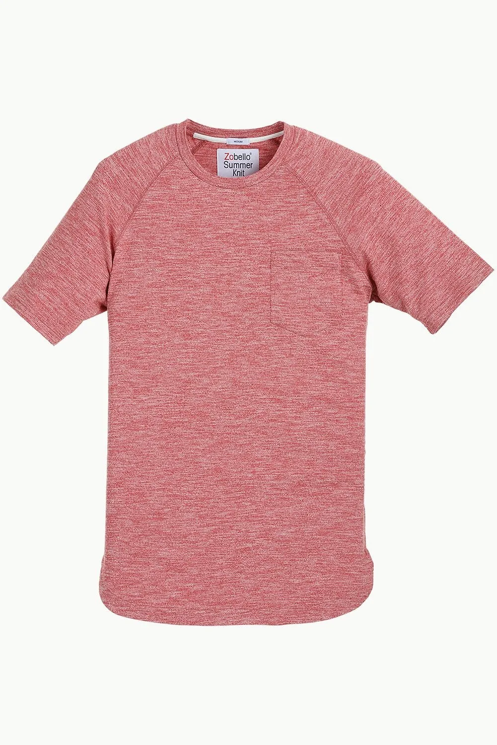 Long Heather Rust Red T-Shirt
