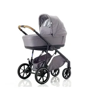 MEE-GO Uno Plus Carrycot - Grey/Chrome