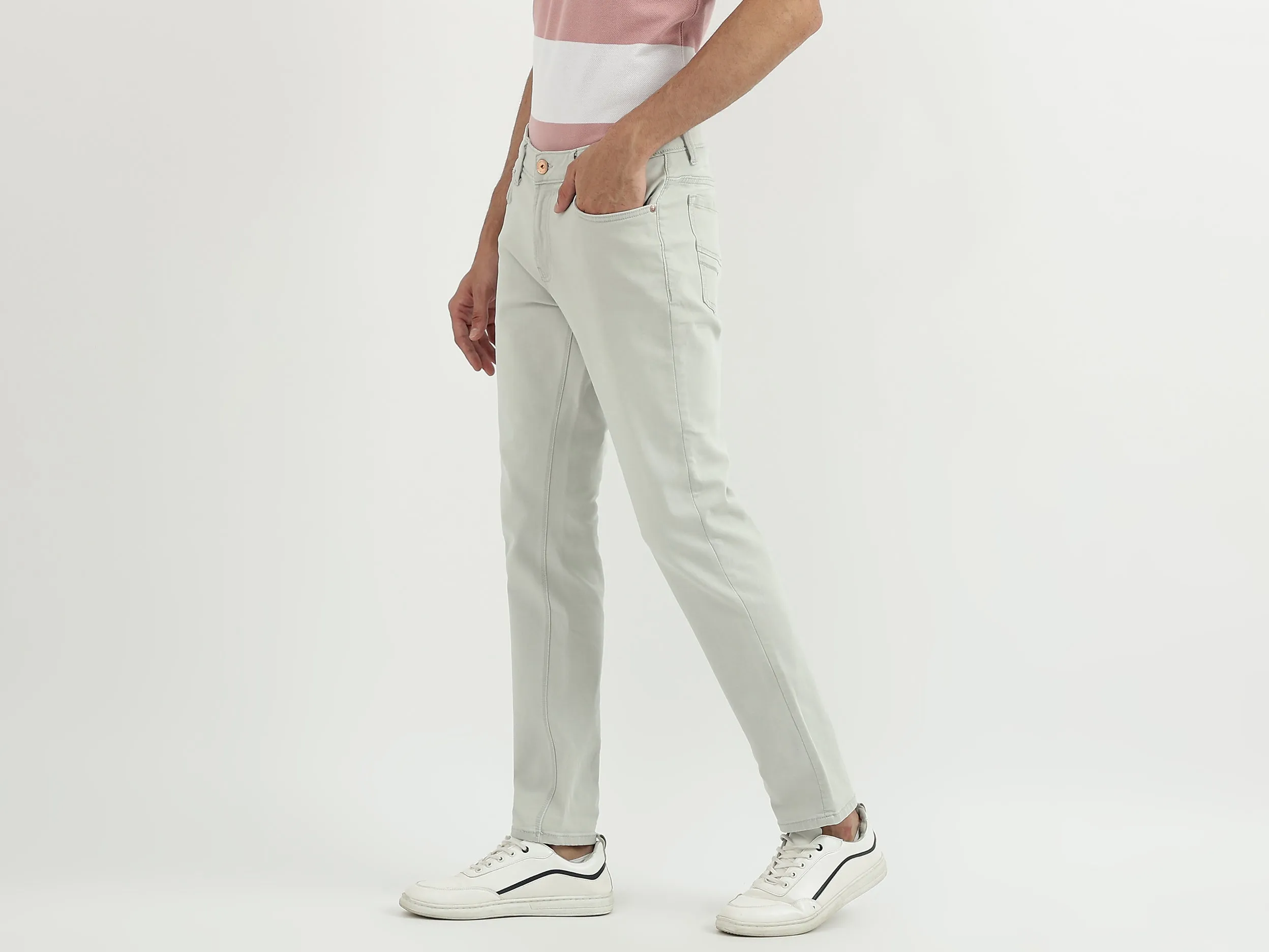 Men Solid Skinny Fit Jeans