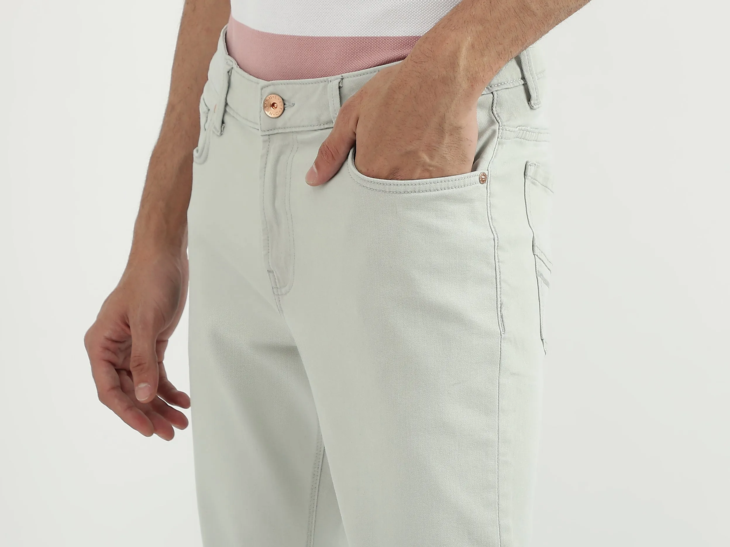 Men Solid Skinny Fit Jeans