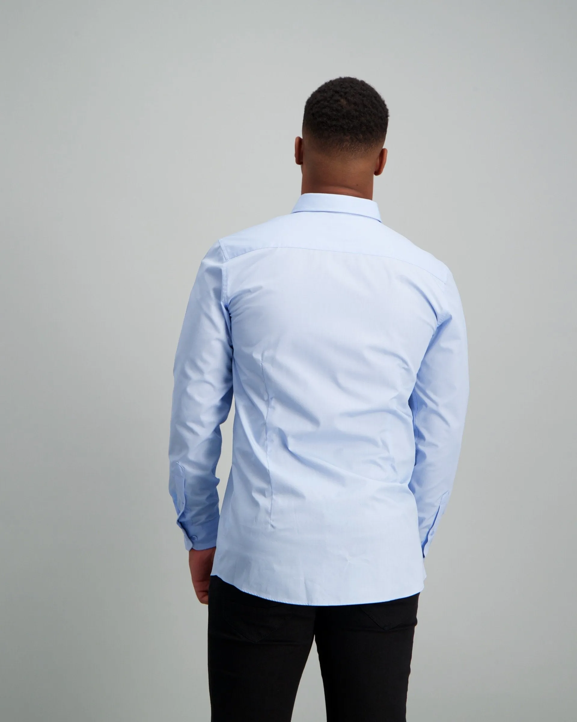 Men's Regular Fit Shirt - Light Blue