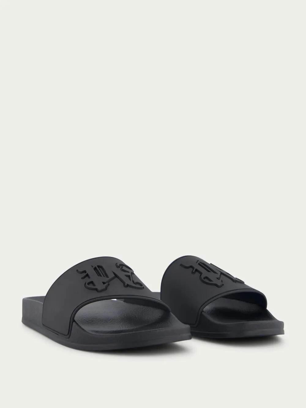 Monogram-Embossed Slides