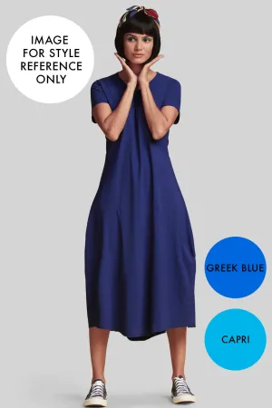 Paula Ryan Panelled Godet Cap Sleeve Tulip Dress 8699