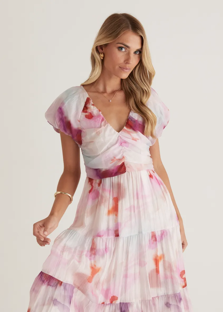 Sahnee Maxi Dress - Pink Haze