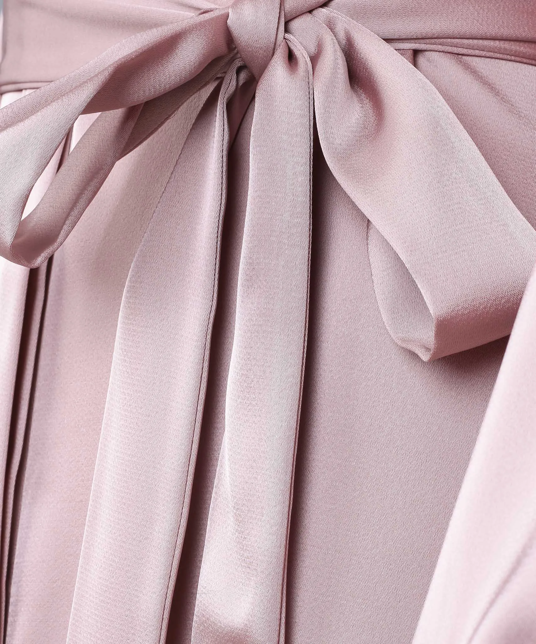 Sherbet Satin Double Flat Collar Button Down Dress