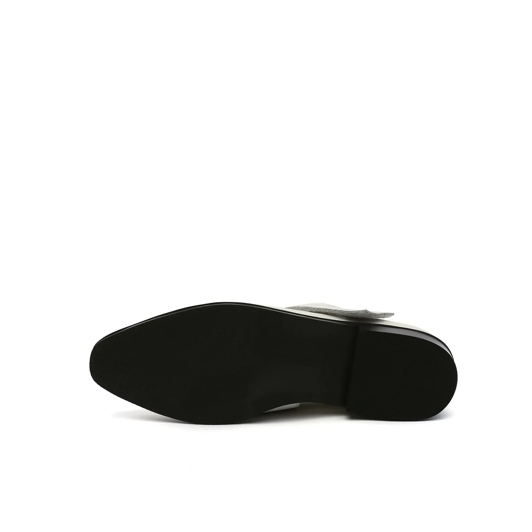 Simple As Comfort Leather Flat - Ivory