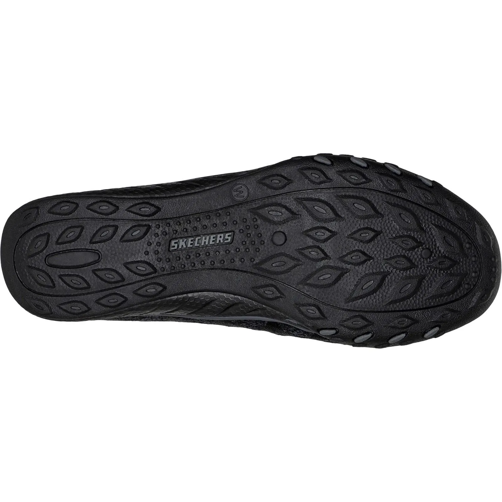 Skechers 100301 Relaxed Fit Breathe Easy Infi Knity Sneakers für Damen mit weiter Passform - Schwarz