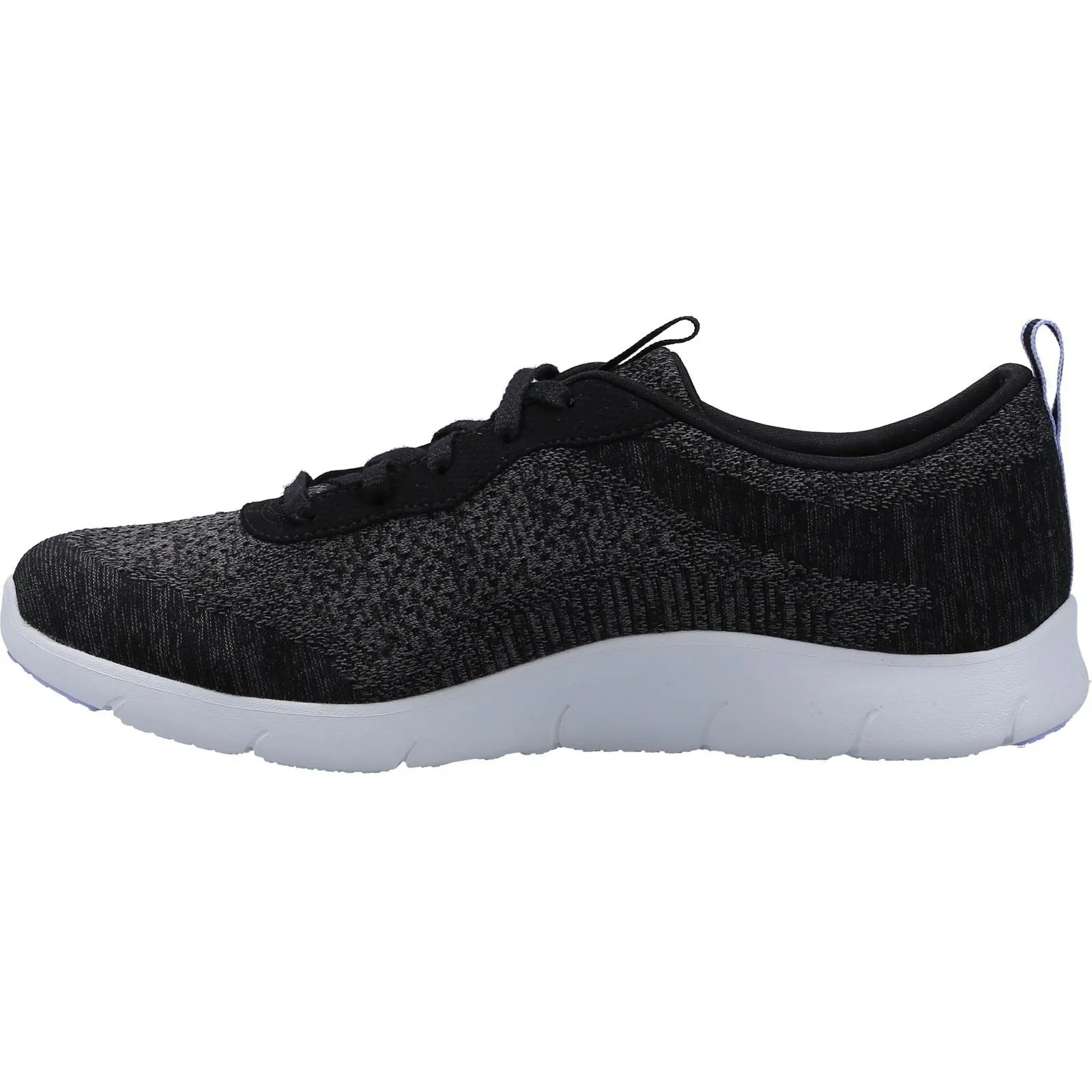 Skechers 104272 Arch Fit Refine Sneakers für Damen, weite Passform, Schwarz/Weiß