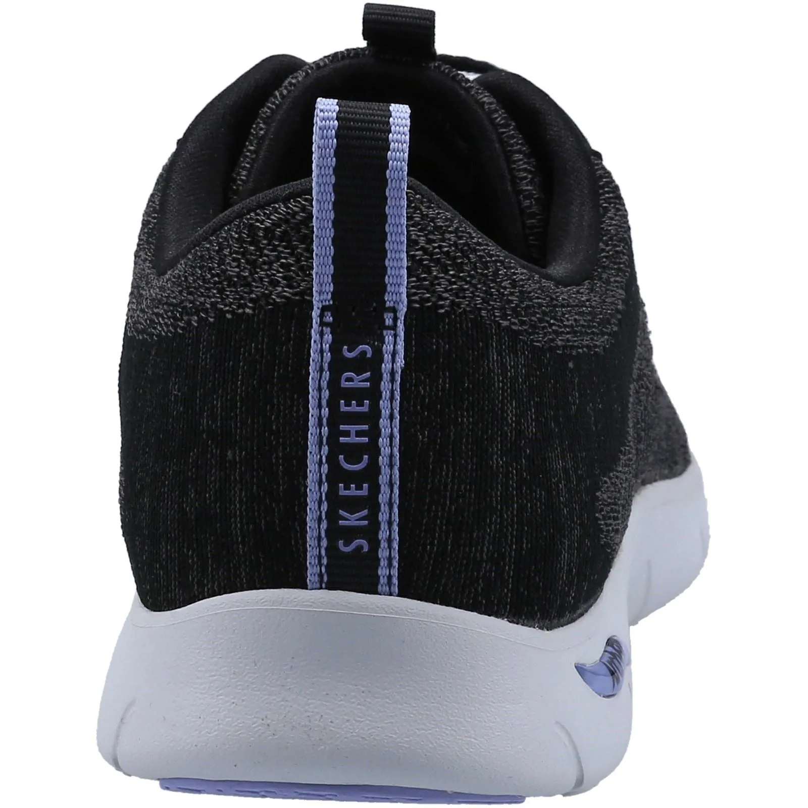 Skechers 104272 Arch Fit Refine Sneakers für Damen, weite Passform, Schwarz/Weiß