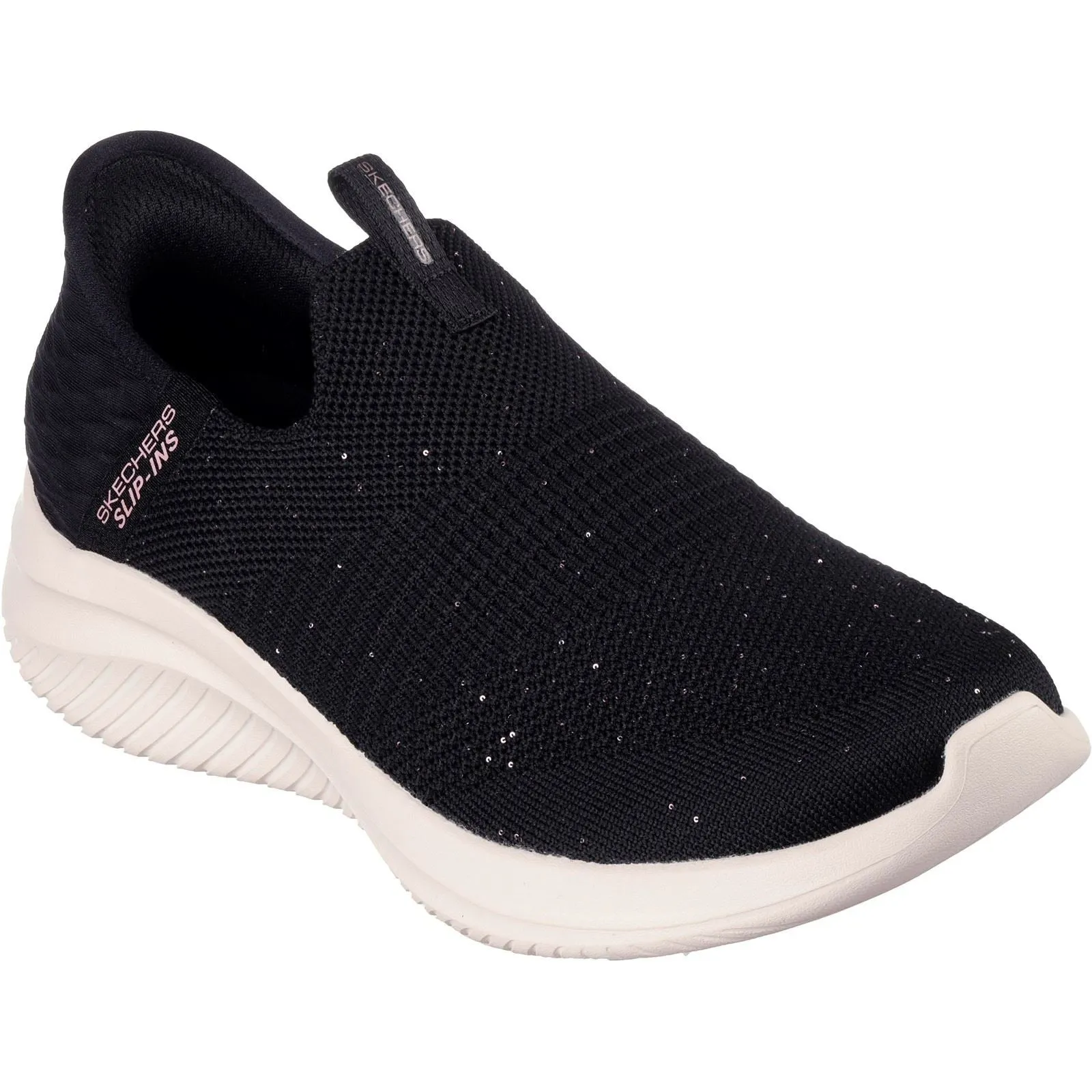 Skechers 149594 Slip-ins Ultra Flex 3.0 Sneakers für Damen mit weiter Passform - Schwarz/Roségold