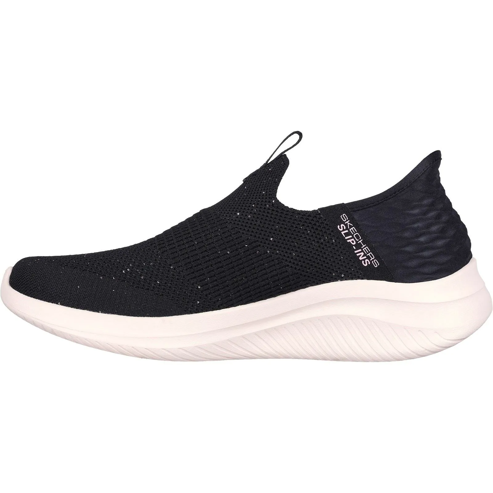 Skechers 149594 Slip-ins Ultra Flex 3.0 Sneakers für Damen mit weiter Passform - Schwarz/Roségold